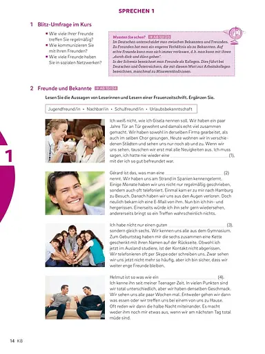 Sicher! aktuell B2/1 Kurs- und Arbeitsbuch mit Audios online, Lektion 1–6 - фото 2