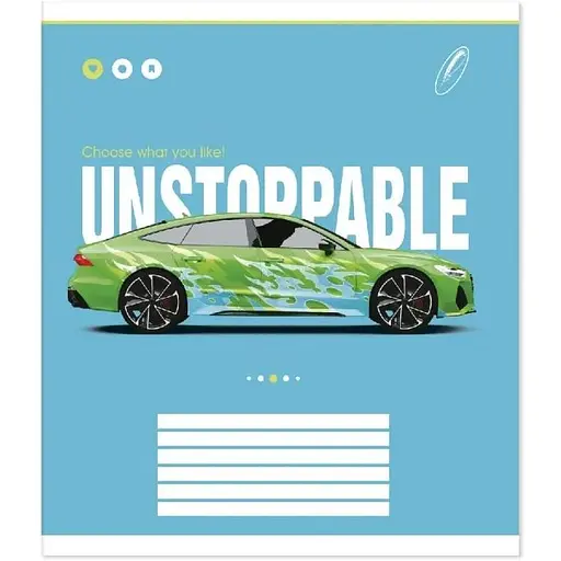 Зошит учнівський Пір'ячко Нестримнi 0014 12 аркушів - фото 1