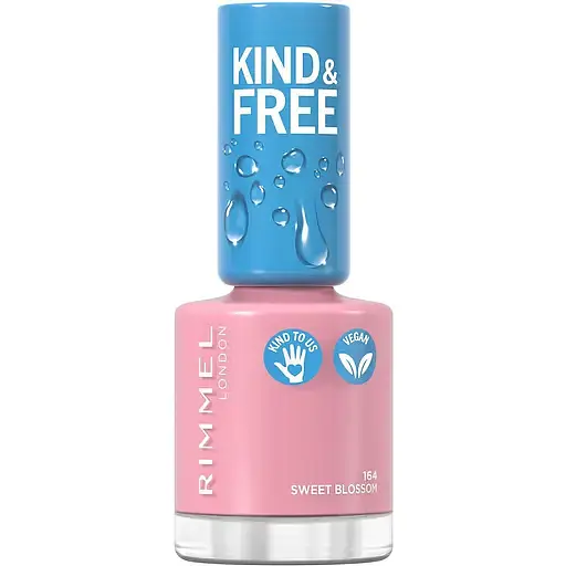 Лак для нігтів Rimmel Kind & Free, відтінок 164 (Sweet Blossom), 8 мл - фото 1