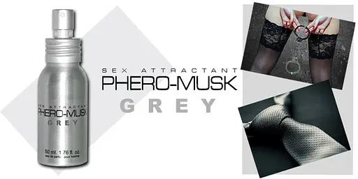 Парфуми чоловічі з феромонами Aurora Phero-Musk Grey 50 мл - фото 3