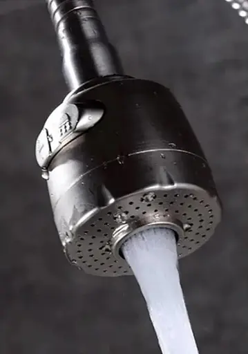 Смеситель для кухни Solone EZA4-A090 с рефлекторным гусьем Нержавеющая сталь 30412 - фото 6