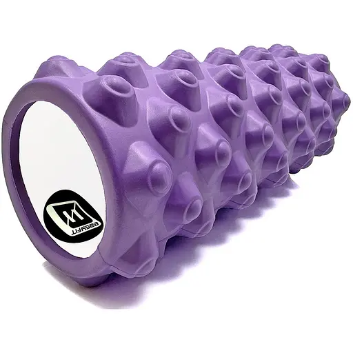 Массажный ролик EasyFit Grid Roller Extreme 33 см Фиолетовый (EF-2023-V) - фото 1