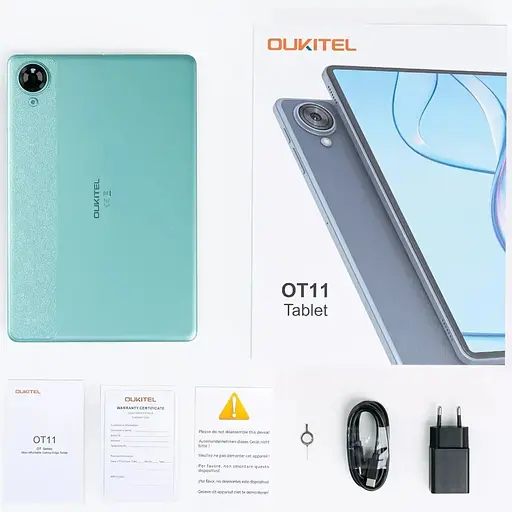Планшет Oukitel OT11 11" HD+ /4GB/128GB/ T606 /8000mAh/ 13+8Мп /Dual SIM/ LTE /Чехол+Стилус/ Green - фото 6