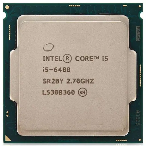 Процессор Intel Core i5 6400 (CM8066201920506) (Socket 1151, 4T, 3.3 ГГц, Tray) Б/у - фото 1