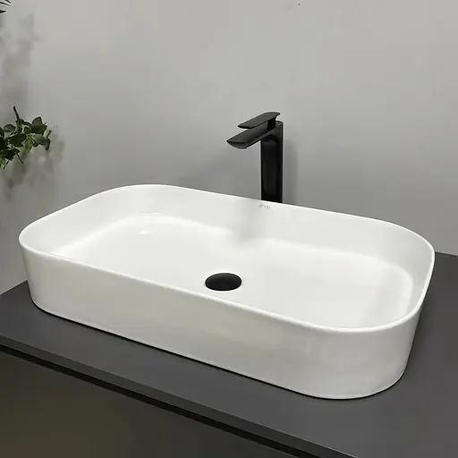 Умивальник VBI Vestone 65 білий накладний VBI-017002, Білий - фото 1