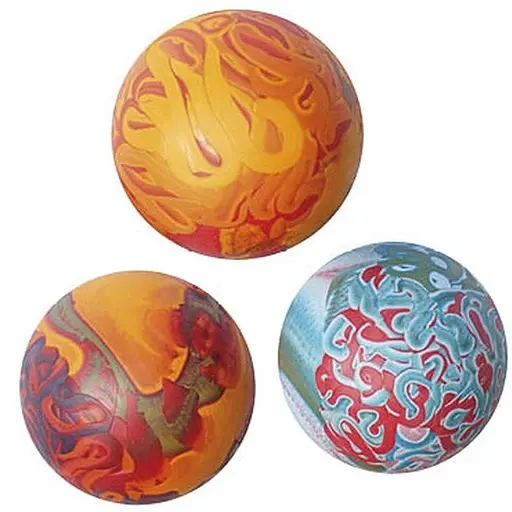 Игрушка для собак Tatrapet Dental Gum мячик резиновый 8 см разноцветный