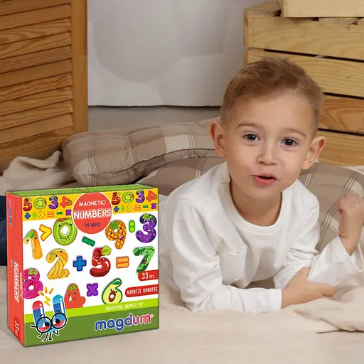 Детский набор магнитов Цифры Magdum ML4031-38 EN - фото 7
