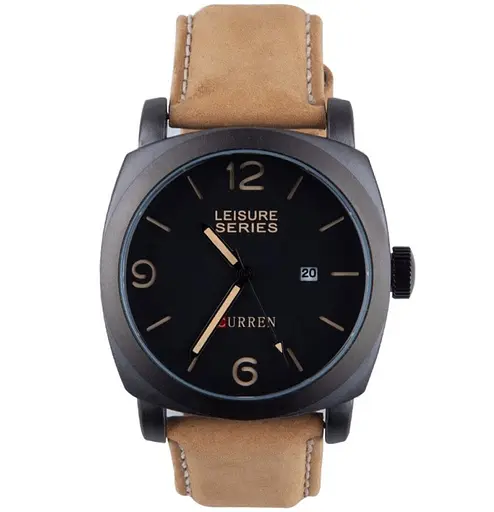 Чоловічий наручний годинник Curren Leisure Series Brown (2104618464) - фото 2