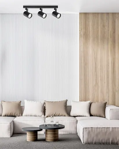 Світильник поворотний, спот Goldlux 328700 Lynx GU10 3x10W IP20 чорний - фото 2