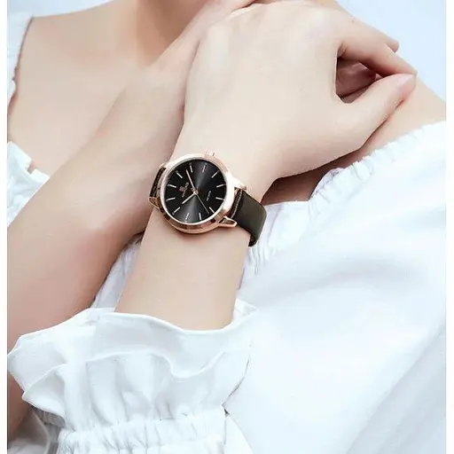 Классические кварцевые часы Naviforce Beauty golden - фото 4