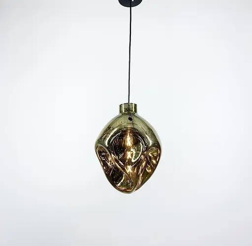 Підвісний світильник Tramonto з плафоном золотого кольору Line.F 0588/1L gold - фото 1