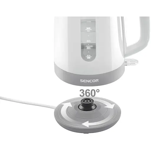 Чайник Sencor SWK 1020WH (41022320) - фото 6