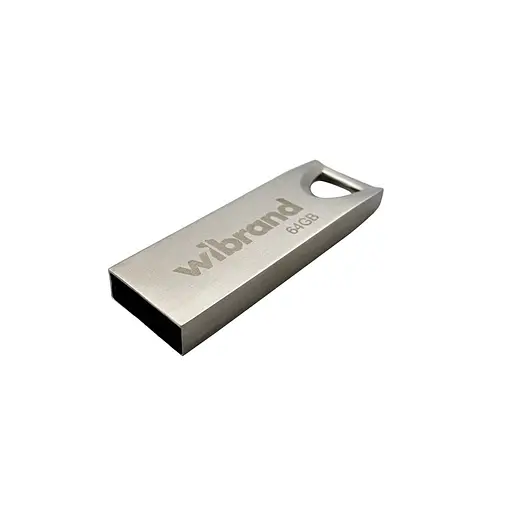 Флэш-накопитель Wibrand USB 2.0 Taipan 64Gb Серебристый - фото 3
