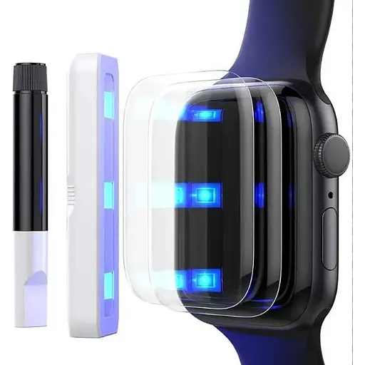 Захисне скло DK CDK для Apple Watch 42mm (Series 10) UV Curved 2 шт. (019499) (clear) - фото 2
