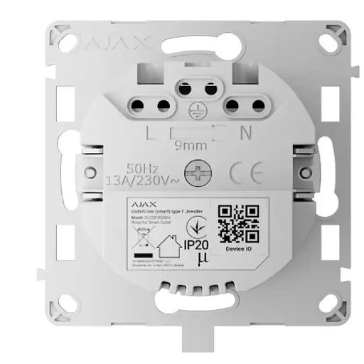 Ajax Реле розетки OutletCore for Outlet smart, Jeweler, бездротовий