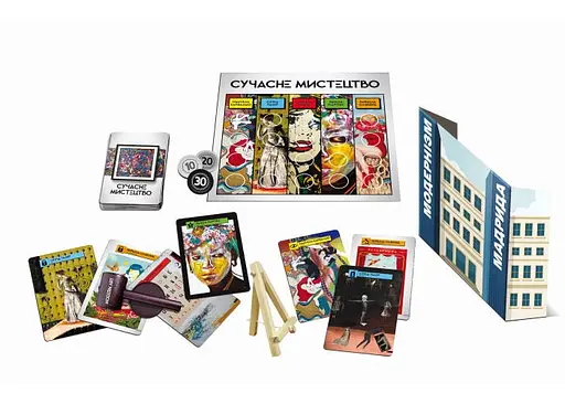 Настольная игра Woodcat Современное Искусство (Modern Art) (укр.) (W0044) - фото 6
