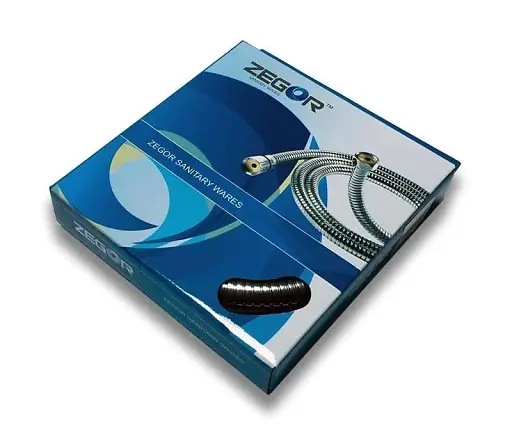 Шланг для душа Zegor WKR-006 растяжной усиленная поворотная гайка 1,5 м 30412 - фото 3