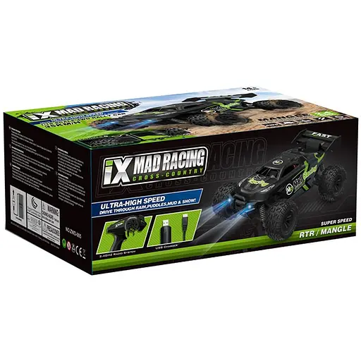 Машинка на радіокеруванні SHT ZWD-005 Mad Racing 2.4G (1:18) Black - фото 3