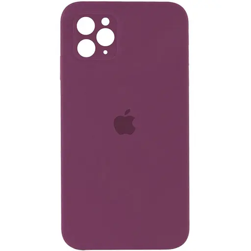 Чехол Epik Silicone Case Square Full Camera Protective AA для Apple iPhone 11 Pro Max 6.5 Бордовый/Maroon
