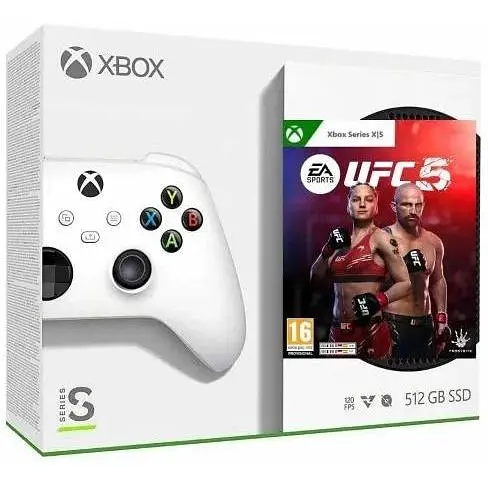 Microsoft Xbox Series S 512Gb + UFC 5 (английская версия)