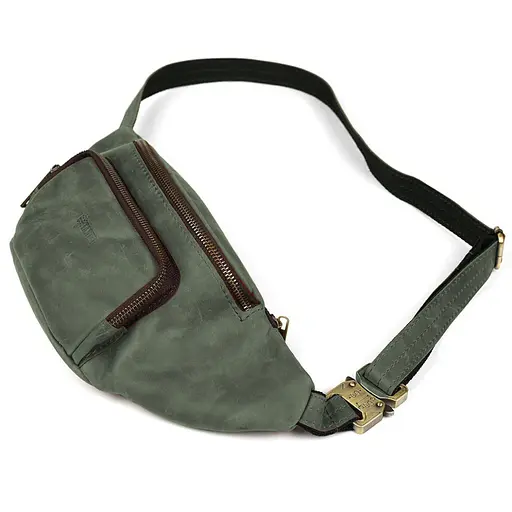 Бананка кожаная TARWA 14х36х8 см 000296031 - фото 8