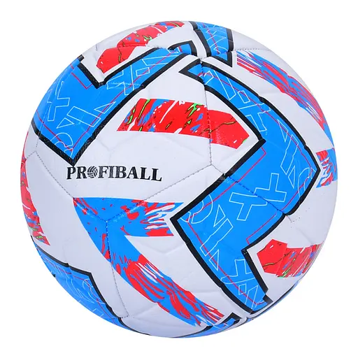 М'яч футбольний Bambi MS 4265(Blue) 21,3 см, ПВХ, розмір 5, 380-400 грам - фото 1