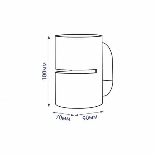 Накладной светильник на стену в черном корпусе Line F Арт. AL8001 черный - фото 5