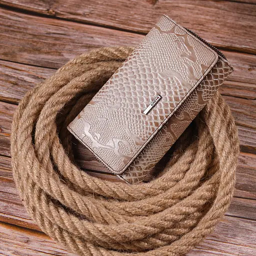 Женское кожаное портмоне KARYA 16х9.5х3 см acs0024606 - фото 8