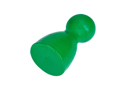 Аксессуар Фишка деревянная зеленая для настольных игр 2.5 см поштучно (Р00511) - фото 2