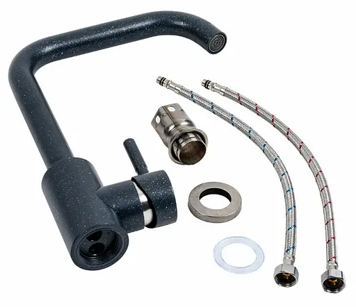 Змішувач для кухні Platinum NS02B (3008B) Антрацит (SP000039883) - фото 2