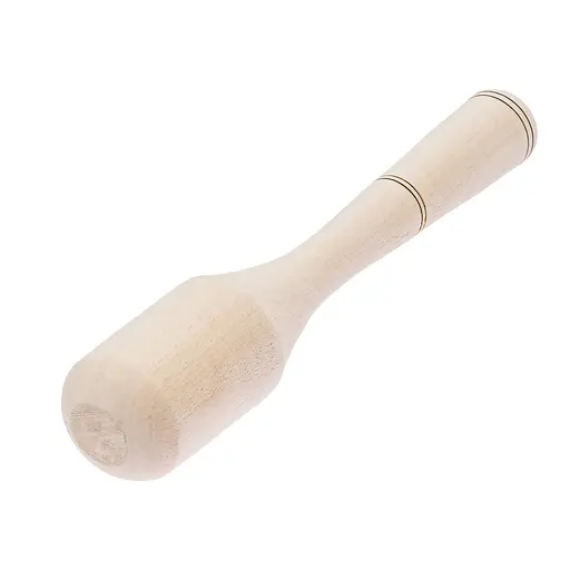 Макогон толкушка картофелемялка фигурная средняя 24 см, Woodly Бежевый 86784 - фото 1