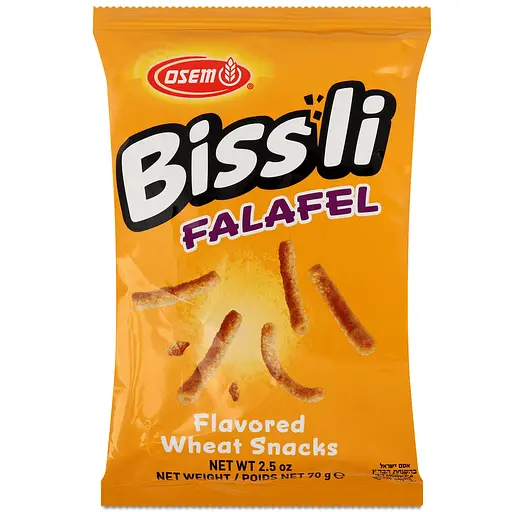 Снеки пшеничні Bissli зі смаком фалафелю 70 г