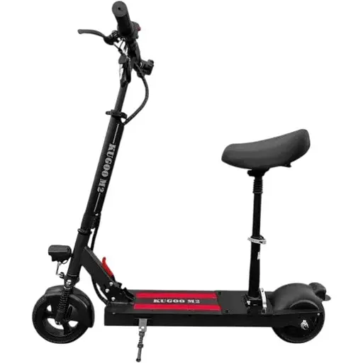 Електросамокат Kugoo M2 350W 9.6Ah чорний з сидінням