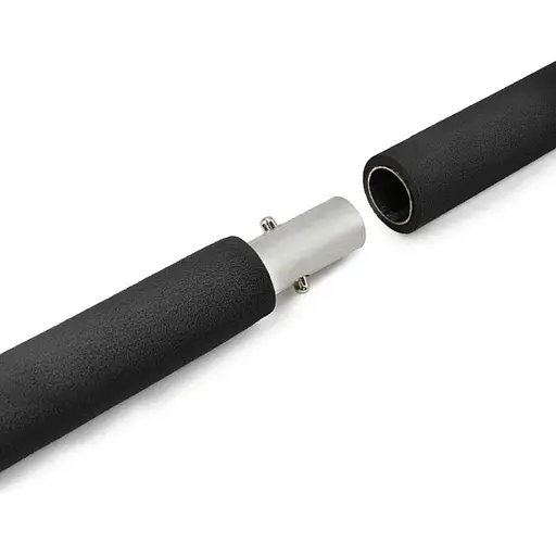 Тренировочная палка с эспандерами Hop-Sport HS-T090GS черная - фото 3