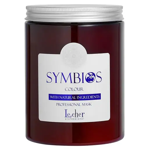 Професійна зволожуюча відновлююча маска для фарбованого волосся Symbios Le Cher, 1000 мл - фото 1