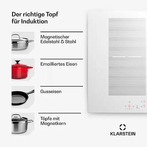 Индукционная варочная поверхность Klarstein Delicatessa 70 (10045605) - фото 8