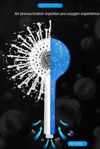 5-режимная насадка для душа, регулируемый напор, массажный эффект, экономия воды - фото 9