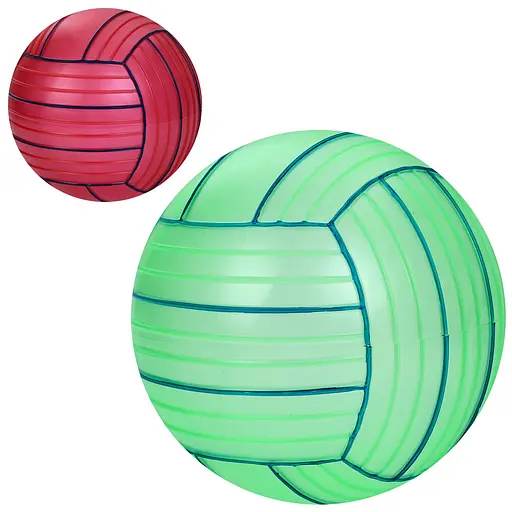 М’яч волейбольний, 210-220 г, матеріал PVC, розмір 22 см (В асортименті) - фото 2