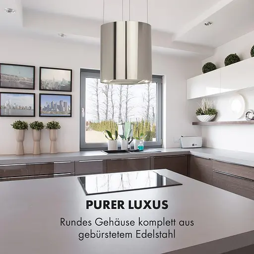 Вытяжка Klarstein Barett 558 м³/час островная (10032301) - фото 8