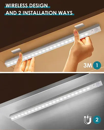 Внутрішні світильники з датчиком руху 2 шт. - фото 2