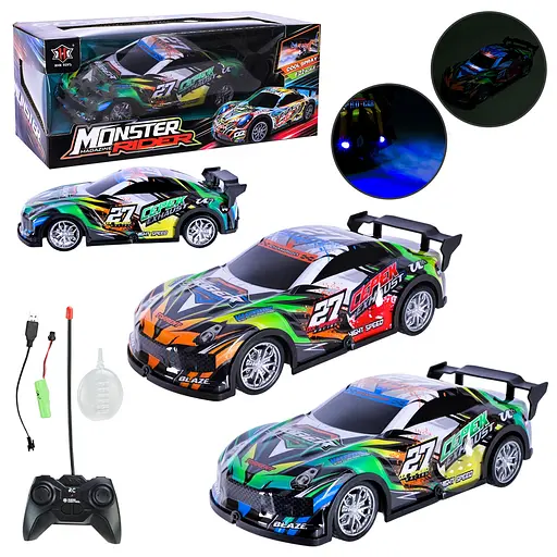 Машина на радіокеруванні, дим, 27.5x12.5x11 см, 000-014 (В асортименті) - фото 3