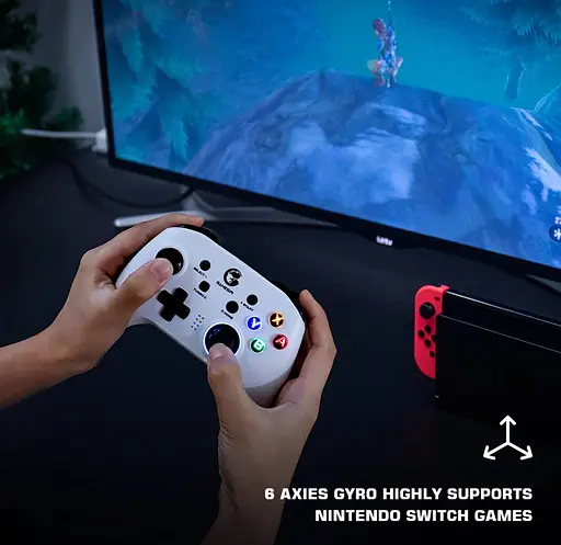Геймпад джойстик для смартфона GameSir T4 Pro White MFi Multi-platform Game Controller - фото 7