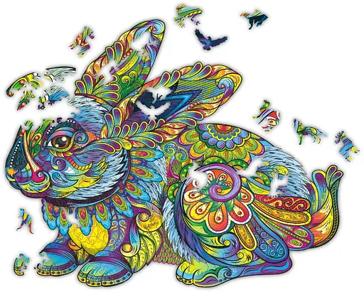 Деревянный пазл в коробке. - фото 1