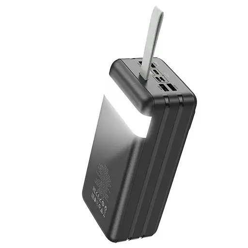 Універсальна мобільна батарея Hoco J86B 22.5W 60000mAh (Чорний) - фото 5