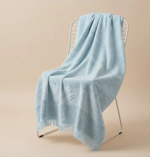 Махровые полотенца для лица 30x50 см — набор 6 шт. XT-153-72, мягкая махра, разные цвета - фото 4