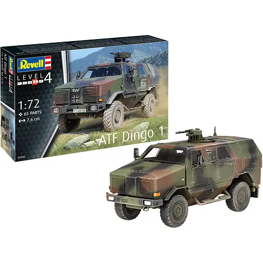 Збірна модель Revell Бронеавтомобіль ATF Dingo 1 масштаб 1:72, 65 деталей (RVL-03345) - фото 2