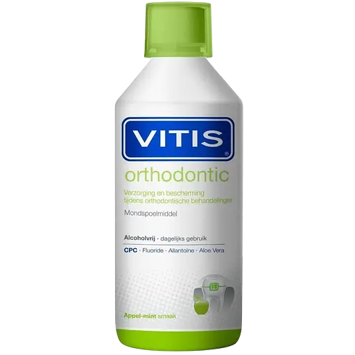 Набір: зубна паста Vitis Orthodontic 100 мл  + ополіскувач для ротової порожнини Vitis Orthodontic 500 мл   - фото 3