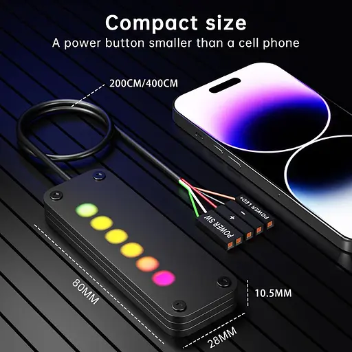 Переключатель питания настольного компьютера AZMXDVP внешний пульт дистанционного управления - фото 5