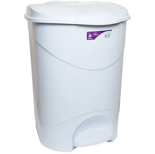 Відро Irak Plastik Bella з педаллю кругле 30 л біле (00-00004565)