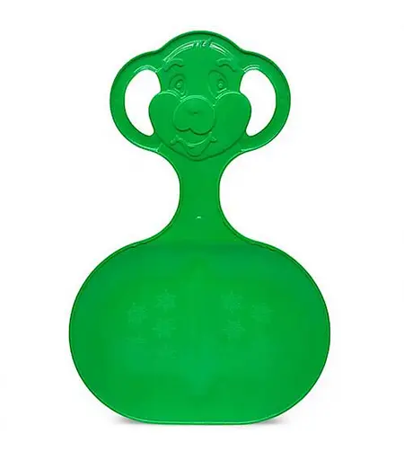 Санки Ледянка 48×33×2 см 1028 ТехноК (4823037601028) Зеленый - фото 1